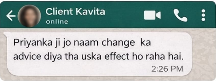 WhatsApp Testimonial 6